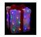 Déco Lumineuse Paquet Cadeau 50 LED Multicolore 8 Jeux De Lumière H 47 Cm