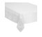 Nappe En Coton Et Polyester Blanc Imprimé Léopard Argenté 140 X 240 Cm