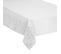 Nappe En Coton Et Polyester Blanc Imprimé Léopard Argenté 140 X 360 Cm