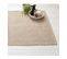 Tapis Décoratif En Jute Naturel Motif Croisillon 120 X 170 Cm