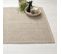 Tapis Décoratif En Jute Naturel Motif Croisillon 120 X 170 Cm