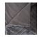 Plaid En Fourrure Gris Foncé Motif En Relief  120 X 160 Cm