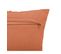 Coussin Déhoussable Inca En Coton Tufté Terracotta 40 X 40 Cm