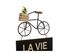 Déco Murale En Bois Pancarte Avec Citation Vélo 28 X 56 Cm