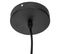 Luminaire Suspension Boule En Métal Noir D 25 Cm