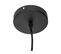 Luminaire Suspension Boule En Métal Noir D 25 Cm