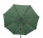 Parasol Mat Central Rond 3m Loompa Olive Hespéride - Olive