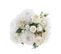 Bouquet De 18 Fleurs Artificielles Blanches D. 32 X H. 50 Cm