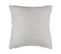 Coussin Déhoussable En Fourrure Blanche 45 X 45 Cm