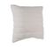 Coussin Déhoussable En Fourrure Blanche 45 X 45 Cm