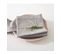 Lot De 4 Serviettes De Table En Coton Gris Clair 40 X 40 Cm