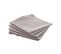 Lot De 4 Serviettes De Table En Coton Gris Clair 40 X 40 Cm