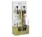 Ensemble Huile et Vinaigre "cucina" 16cl Transparent