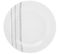 Assiette plate Ø27 cm LIGNE Blanc