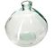 Vase Rond En Verre Recyclé "ballon" 45cm Transparent