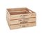 Lot De 6 Caisses De Rangement Cagettes En Bois Naturel Déco Factory