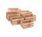 Lot De 6 Caisses De Rangement Cagettes En Bois Naturel Déco Factory