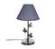 Lampe à Poser En Métal Déco H 35 Cm