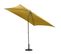 Parasol Droit Carré 2,5x2,5m Soya Jaune Moutarde Hespéride - Jaune Moutarde