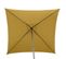 Parasol Droit Carré 2,5x2,5m Soya Jaune Moutarde Hespéride - Jaune Moutarde