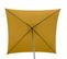 Parasol Droit Carré 2,5x2,5m Soya Jaune Moutarde Hespéride - Jaune Moutarde