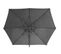 Parasol Décentré Eléa Inclinable Hexagonal Oléfine Anthracite Hespéride - Anthracite