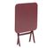 Table D'appoint Pliante 40x40 Greensboro Bordeaux Hespéride - Bordeaux