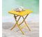 Table D'appoint Pliante 40x40 Greensboro Moutarde Hespéride - Jaune Moutarde