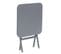 Table D'appoint Pliante 40x40 Greensboro Quartz Hespéride - Gris Clair