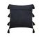 Housse de coussin 40x40 cm SHINE Noir