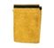 Lot De 2 Gants De Toilette En Coton Jaune Ocre Tissu Éponge 15 X 21 Cm