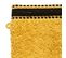 Lot De 2 Gants De Toilette En Coton Jaune Ocre Tissu Éponge 15 X 21 Cm