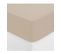 Drap Housse 1 Personne En Coton Beige Lin 90 X 190 Cm