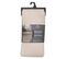 Drap Housse 2 Personnes En Coton Beige Lin 140 X 190 Cm