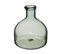 Vase Large Fond En Verre Gris H 20 Cm