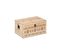 Set De 4 Malles De Rangement En Bois Sculpté