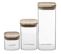 Lot De 3 Bocaux "empilables" 24cm Transparent