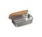 Lunch Box Inox Couvercle Bambou 085l