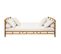 Lit Banquette 3 Places En Rotin "bali" 228cm Naturel