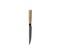 Planche à Découper En Bambou Avec 3 Couteaux Lames En Inox 35 X 25 Cm