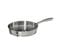 Sauteuse En Inox Haute Qualité Avec Couvercle En Verre D 28 Cm Tous Feux Y Compris Induction