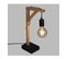 Lampe à Poser En Bois H 46 Cm