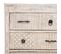 Commode 12 Tiroirs Ajay En Bois Blanchi - Beige