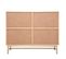 Buffet 2 Portes Cannage "rayo" 100cm Naturel