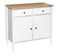 Buffet 2 Portes et 2 Tiroirs "solen" 88cm Blanc