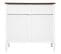 Buffet 2 Portes et 2 Tiroirs "solen" 88cm Blanc