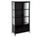 Vitrine 2 Portes Design "tibo" 160cm Noir