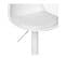 Tabouret Chaise De Bar Blanc Moderne Hauteur Ajustable