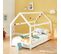 Lit Cabane Royaume Des Reves 90x190 Cm Blanc Laiba Kids