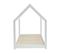 Lit Cabane Royaume Des Reves 90x190 Cm Blanc Laiba Kids